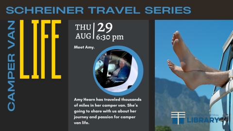 Amy Hearn has traveled thousands of miles in her camper van. She’s going to share with us about her journey and passion for camper van life. 