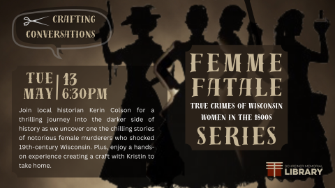 vintage women holding murder weapons