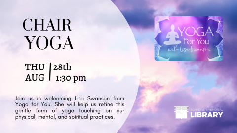 Yoga for You Logo and purple sky