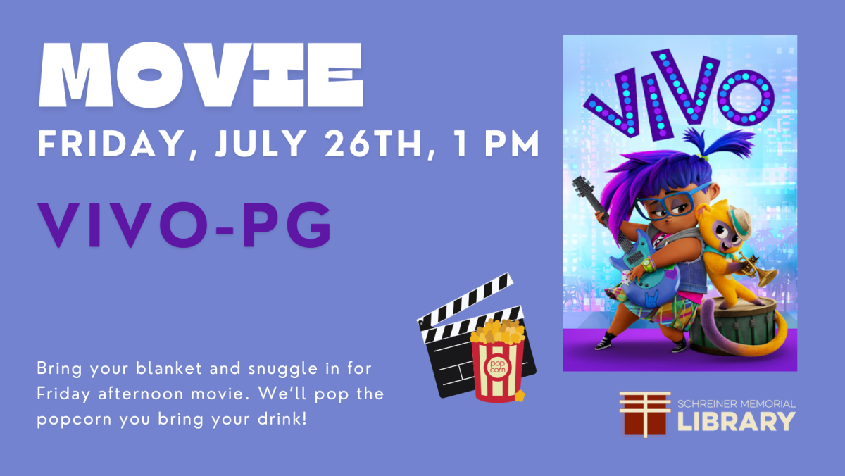 Friday, July 26th, 1:00 pm -- VIVO - Rated PG