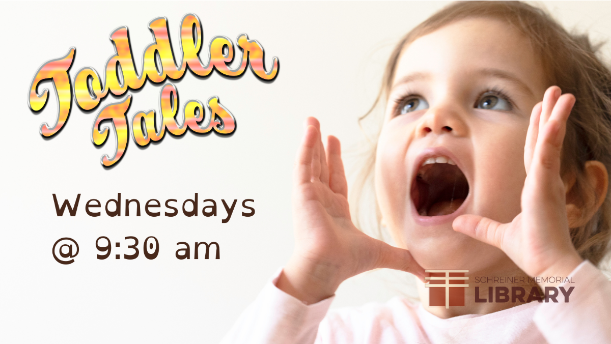 Toddler Tales Wednesdays @ 9:00 am